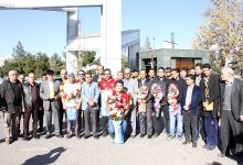 گزارش تصویری استقبال هیات رئیسه دانشگاه  از تیم رباتیک دانشگاه صنعتی شاهرود